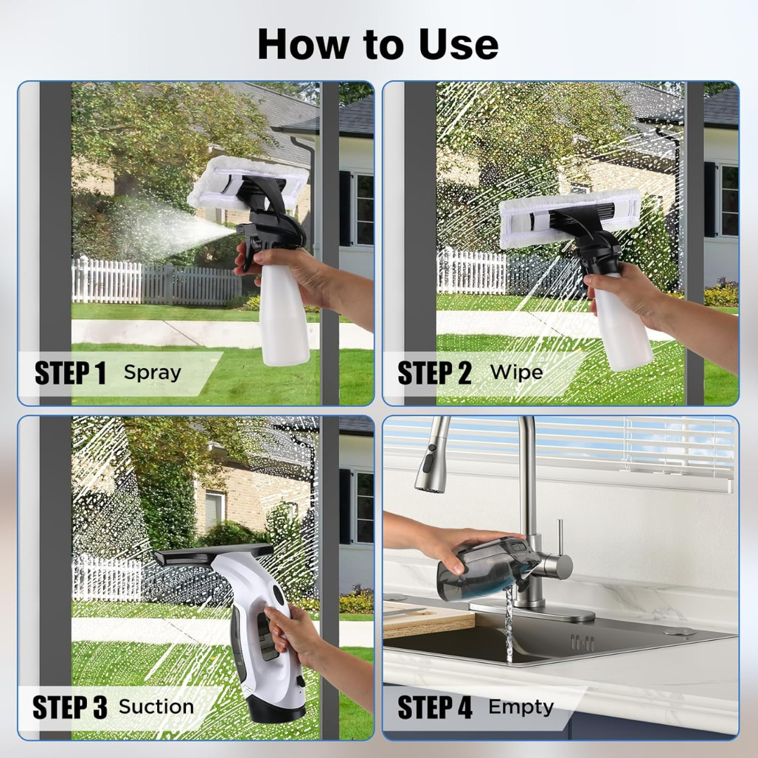 Cordless Window Vacuum Cleaner